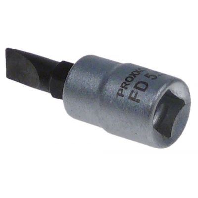 slotted bit socket 1/4" size 5,5mm
