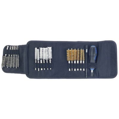 brush assortment 20-piece with grab handle and extension