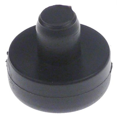 equipment foot ø 25mm H 10mm mounting ø 10mm