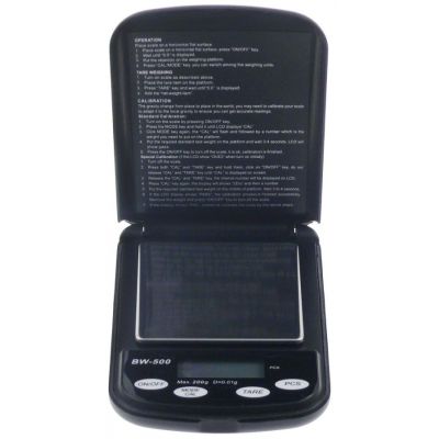 Cantar digital 0.1-200 g, precizie 0,1 g, dimensiuni 124 x 80 x 24 mm - 802081