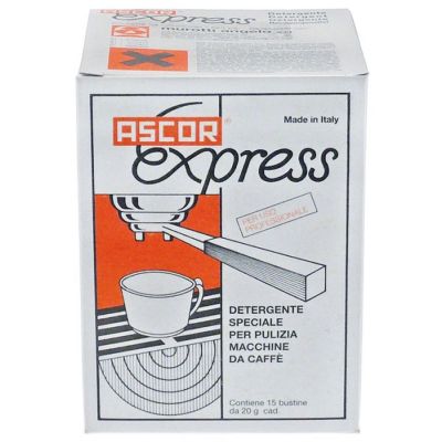 Detergent masina de cafea ASCOR Express, 15 plicuri de 20gr., total 300gr.