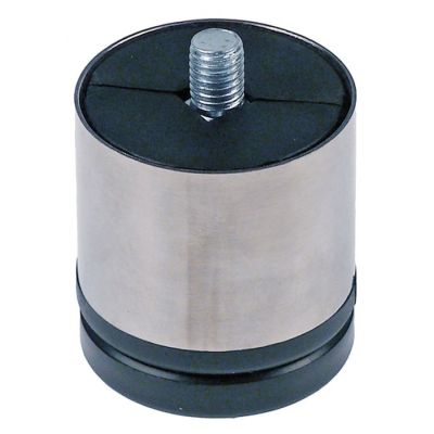 Picior din inox ø 52 mm (2"), inaltime reglabila H 60-75 mm, filet M10 - 802132