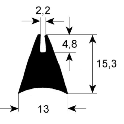 oven gasket profile 1640 Qty by meter