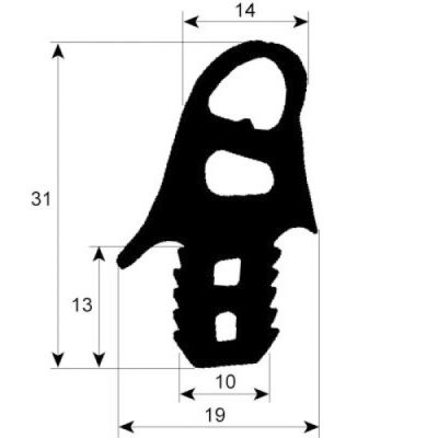 Garnitura termica profil 2705, vanzare la metru liniar - 900751