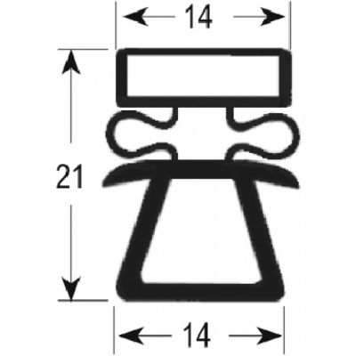 refrigeration gasket profile 9162 W 385mm H 305mm external size