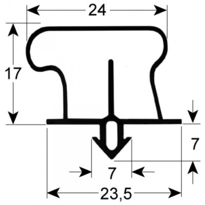Garnitura pentru camera frigorifica, L 4 metri - 901919