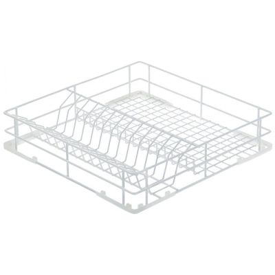 Cos mixt 400 x 400 mm, H 100 mm, din otel plastifiat, pentru tacamuri si 13 farfurii max. ø 160 mm - 970070