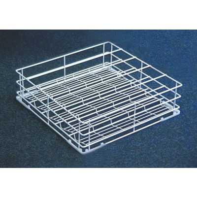 Cos pentru pahare 500 x 500 mm, H 140 mm, cu 5 randuri latime 90 mm - 970075