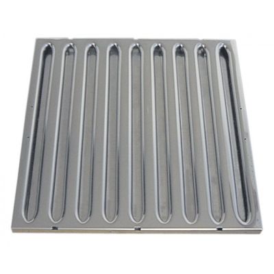 Filtru hota INOX cu labirint L 398 x 398 mm, grosime 20 mm - 970112