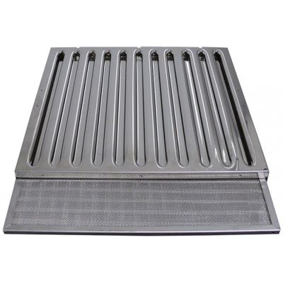 combination filter W 500 mm H 500 mm thickness 35 mm SS - Code 970113
