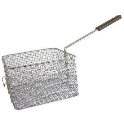 fryer basket L1 250mm W1 256mm H1 150mm L2 540mm H2 160mm H3 270mm chrome-plated steel