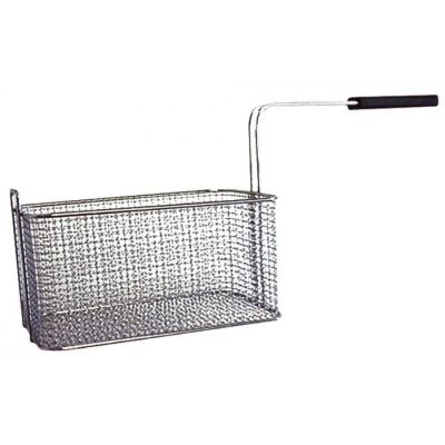 fryer basket L1 275mm W1 160mm H1 135mm chrome-plated steel