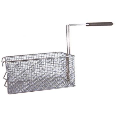 fryer basket L1 265mm W1 180mm H1 120mm L2 480mm H2 215mm chrome-plated steel