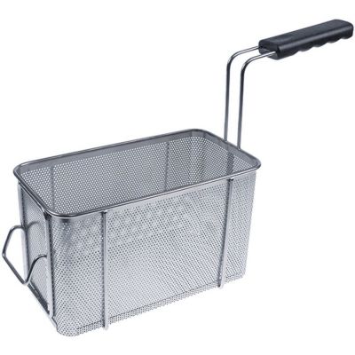 pasta basket L1 280mm W1 145mm H1 160mm H3 298mm stainless steel