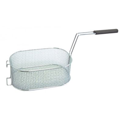 fryer basket L1 280mm W1 200mm H1 100mm chrome-plated steel