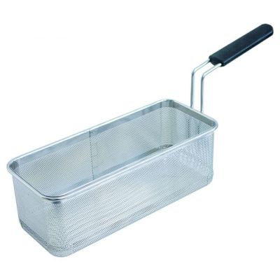 pasta basket L1 290mm W1 145mm H1 110mm H3 210mm stainless steel