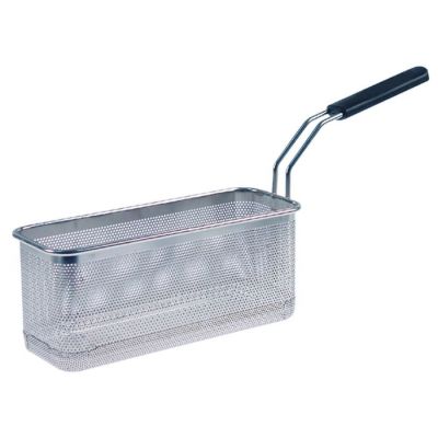pasta basket L1 300mm W1 115mm H1 125mm H3 235mm stainless steel