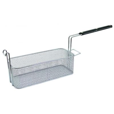 fryer basket L1 368mm W1 150mm H1 120mm L2 700mm H2 210mm H3 250mm chrome-plated steel