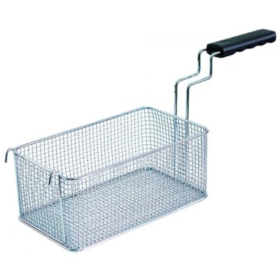 fryer basket L1 290mm W1 165mm H1 120mm chrome-plated steel