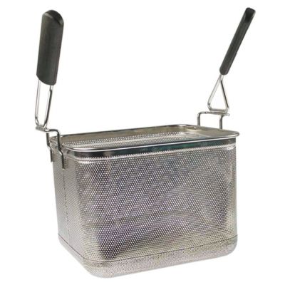 pasta basket H1 210mm W1 240mm L1 285mm H3 420mm stainless steel