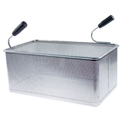 pasta basket L1 495mm W1 290mm H1 215mm H3 357mm stainless steel