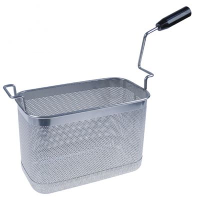 pasta basket L1 304mm W1 165mm H1 204mm size GN 1/3 stainless steel