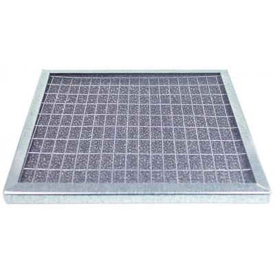 air filter L 265mm W 252mm H 12mm metal for condenser
