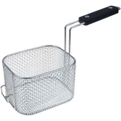 fryer basket W1 135mm L1 176mm H1 114mm chrome-plated steel