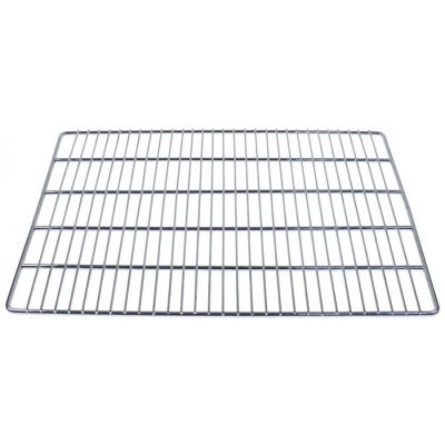 grid shelf W 345mm L 500mm chrome-plated steel wire gauge frame 6mm lengthwise wires gauge 2,5mm
