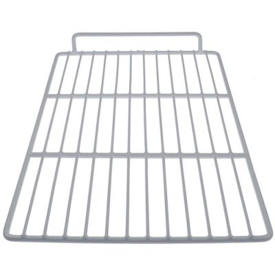 Grilaj raft frigider dimensiuni 530 x 335 mm, din oțel cu strat de protecție din plastic alb - 970836