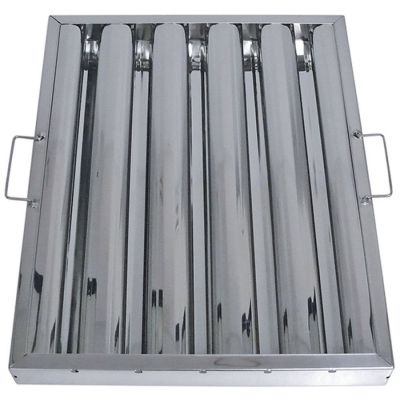 flame guard filter W 490mm H 390mm thickness 48mm AISI 304