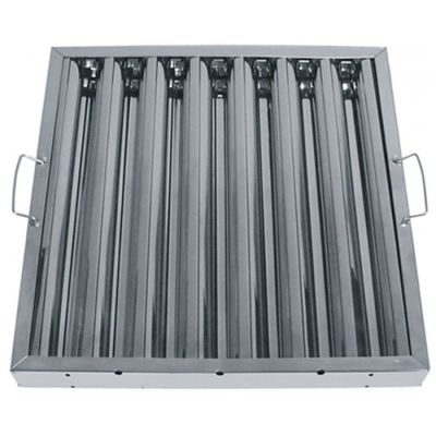 flame guard filter W 395mm H 395mm thickness 48mm size inch 16x16x2" AISI 304
