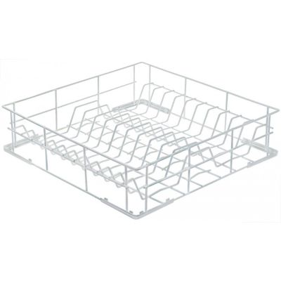 Cos 500 x 500 mm, H 130 mm, pentru 20 farfurii ø 240 mm, metal plastifiat - 971043
