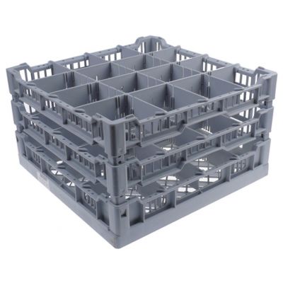 glass basket L 396mm W 396mm number of glasses 16 H 230mm usable height 215mm