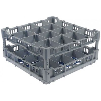 glass basket L 395mm W 395mm number of glasses 16 H 200mm usable height 160mm