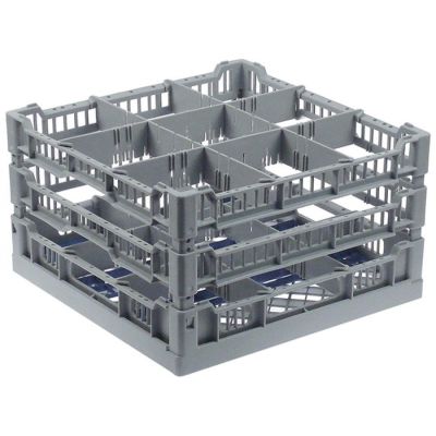 glass basket L 396mm W 396mm number of glasses 9 H 230mm usable height 195mm