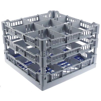 glass basket L 396mm W 396mm number of glasses 9 H 270mm usable height 230mm