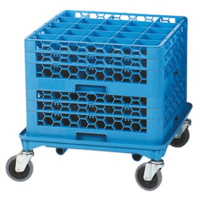 basket transport trolley without handle, without basket plastic
