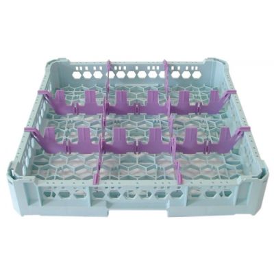 glass basket GASTROTOP L 500mm W 500mm number of glasses 9 H 100mm usable height 75mm