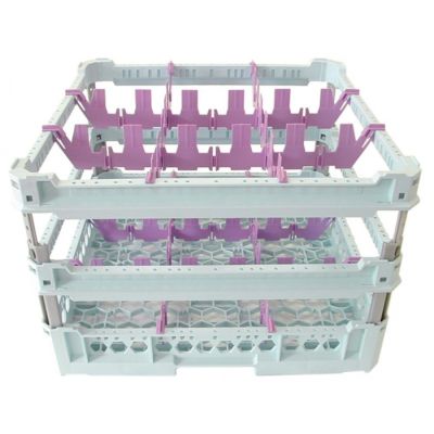 glass basket GASTROTOP L 500mm W 500mm number of glasses 9 H 216-305mm