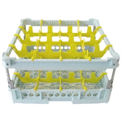 Cos pentru 16 pahare 500 x 500 mm, H 186-250 mm - 973080