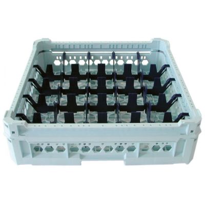 glass basket GASTROTOP L 500mm W 500mm number of glasses 25 H 150mm usable height 115mm