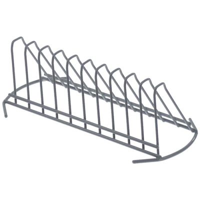 Suport pentru 10 farfurii L 335x95 mm, H 105 mm din otel plastifiat - 976005