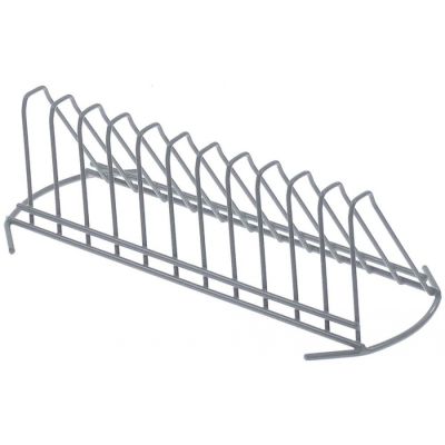 Suport pentru 11 farfurii din otel plastifiat 370 x 195 mm, H 105 mm - 976014