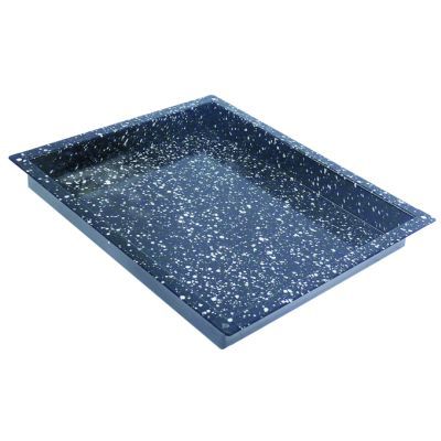 gastronorm plate GN 2/3, 325 x 354 mm, H 60 mm, enamelled steel - 993007