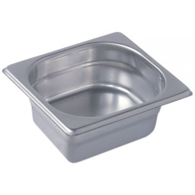 GN container size GN 1/6 D 65mm SS 18/10