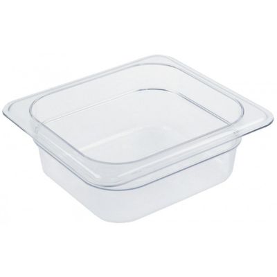 GN container size GN 1/6 D 65mm polycarbonate