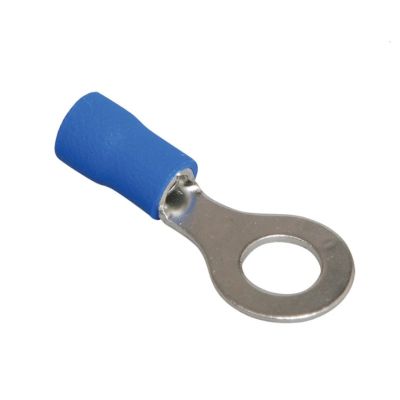 Terminal inelar M6 ø 6,5mm, fir 1,5-2,5mm², Cu gal Sn, t.max. 75°C, set 20 buc - 550166B