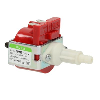Pompa vibranta ULKA, NME Typ4, 230 V, 50 Hz, 16 W, intrare ø 5 mm, iesire ø 6.5 mm, L 77 mm, 50cc/min - 500227